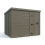 10x9 Pent Composite Shed Tanalised (Single Door, No Windows) 2