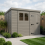 10x9 Pent Composite Shed Tanalised (Single Door, With Windows) 1