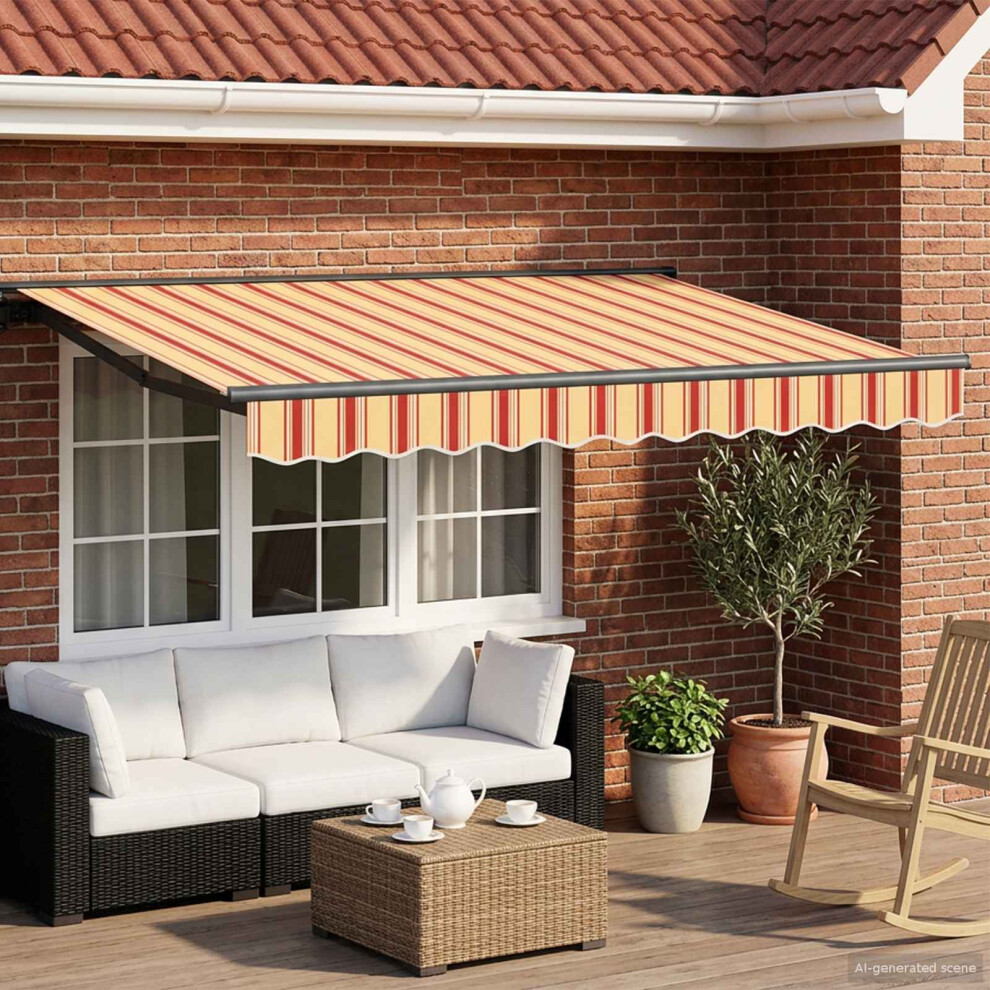 Vidaxl Electric Retractable Awning 3.5 X 2.5 M