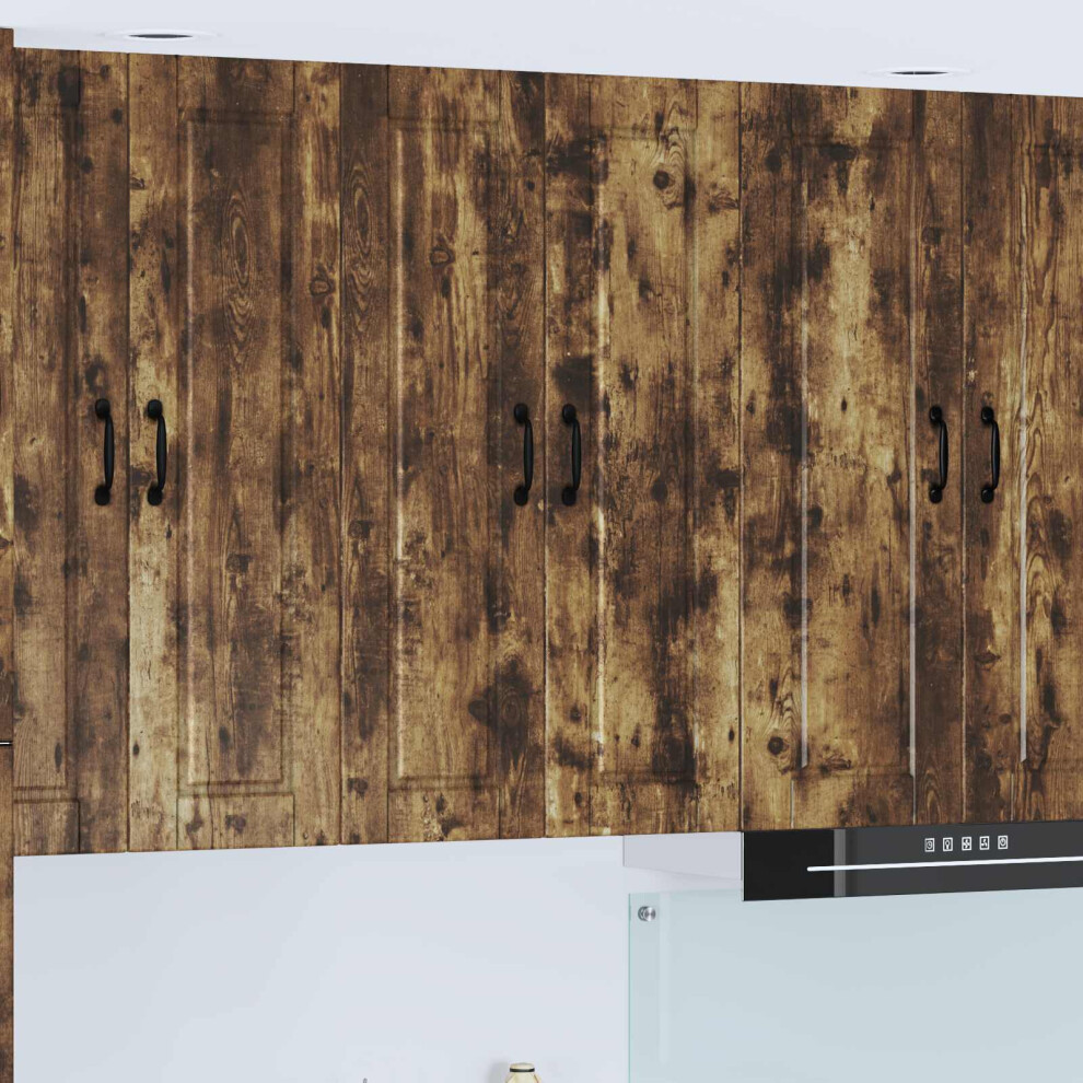 Vidaxl Wall Cabinet Porto Smoked Oak 60 X 31 X 100 Cm Engineered Wood 8721359463613