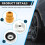 31336788776 31336776554 Front  Strut Mount Rubber Buffer Spring Pads Protection Kit for  X5 E70 X6 E71 4