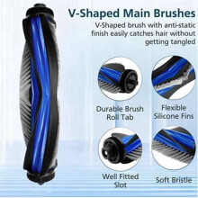For X8 Omni/X8 Pro Omni Sweeper Accessories Main Side Brush Filter Rag Dust Bag