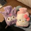 Sanrio Hello Kitty Λούτρινο Θερμαντικό Τσάντα Θερμού Νερού με Θερμαντικό 3