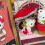 Κόκκινο Hello Kitty που κρατάει ομπρέλα βελούδινο παιχνίδι μπρελόκ κινο 5
