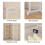 Plastic Shoe Rack White 4-Tier Entryway Organizer 4