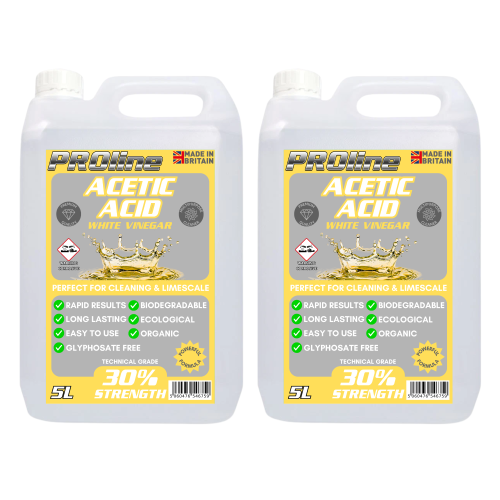 PROline 30% Technical Grade Acetic Acid White Vinegar Weed Killer 10L