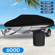 Boat Cover Waterproof 600D Marine Grade Heavy Duty