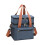 Insulated Double-Deck Lunch Bag with Dual Compartments and 1