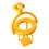 Motorcycle Cup Holder Gyroscopic Self-Leveling Clamp 5