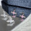 Orecchini a forma di cuore con strass e ali, perfetti per lo stile punk e come regalo per le donne. 3