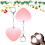 Heart-shaped rechargeable touch light for women's bags 1