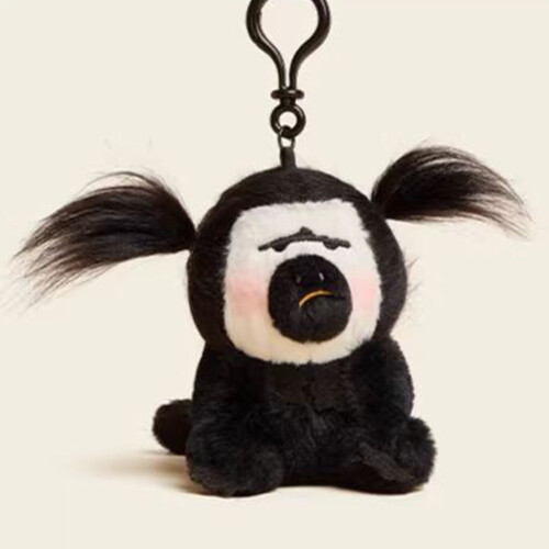 Plush Monkey Keychain for Bags and Backpacks