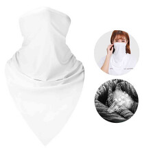 UV Protection Cooling Neck Gaiter White