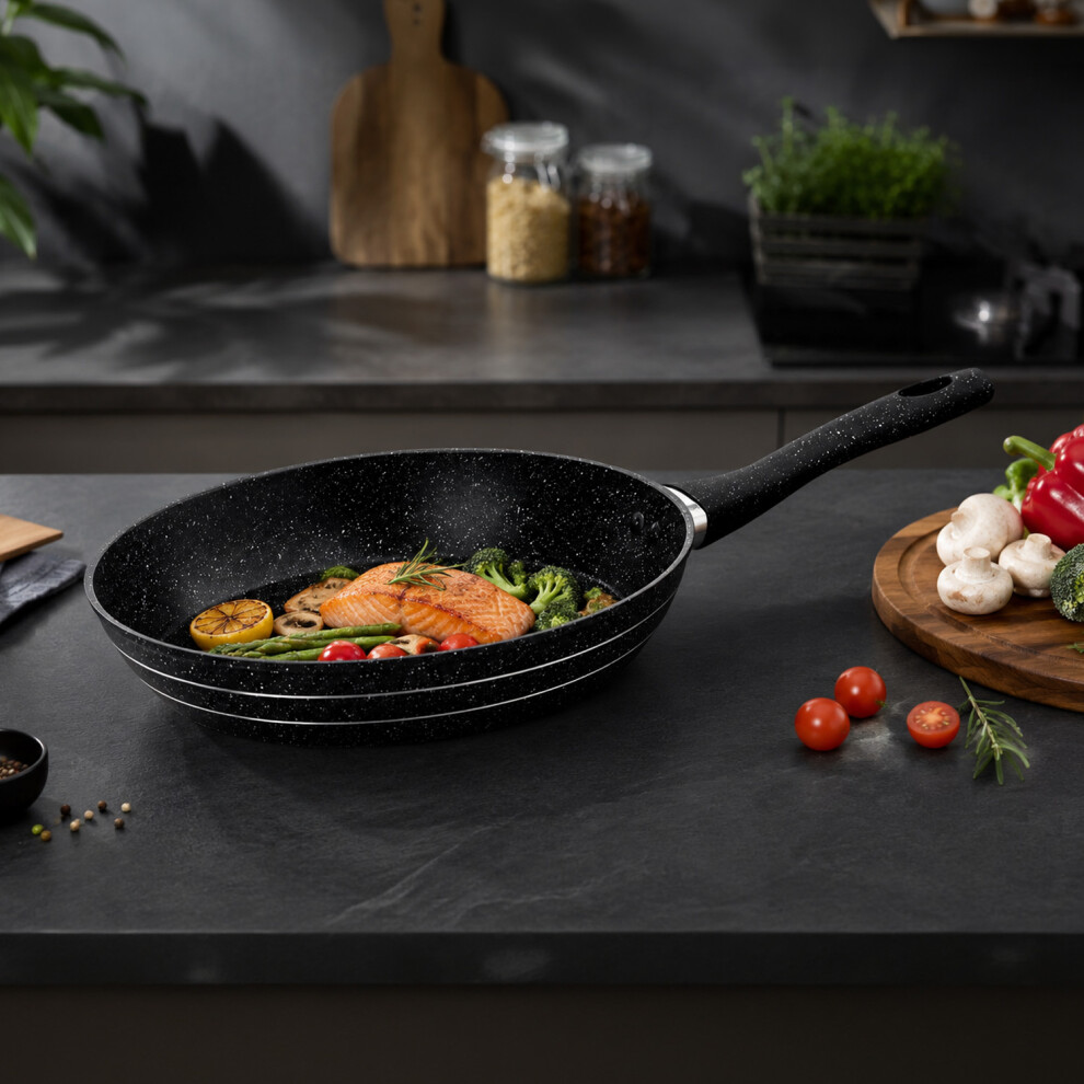 Royalford (28 Cm) Nonstick Fry Pan Forged Granite Coating