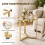 Round Side Table with Tempered Glass Top 5
