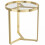 Round Side Table with Tempered Glass Top 3