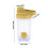Protein Shaker Bottle Plastic 500 ml with Scale 3