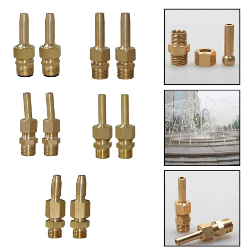 Brass Pool Spa Deck Jets Home Decor 5 Sizes 2 pcs 2