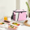 Insulated Reusable Lunch Box Bag Rectangular Front-Opening 5
