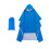 Rain Poncho Water-Resistant Emergency Outdoor Blue 3