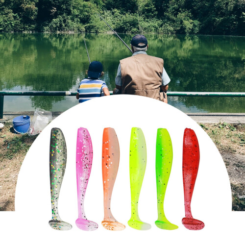 Small Fish Tail Swimbaits Soft Lures 10 Pcs 1