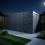 14x7 Pent Composite Shed Tanalised (Single Door, No Windows) 3