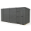 14x7 Pent Composite Shed Tanalised (Single Door, No Windows) 2