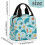 Dolphin Jellyfish Shark Lunch Bag Multicolor Reusable 3