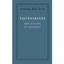 Reflexions et maximes by Luc de Marquise de Vauvenargues Paperback Boo