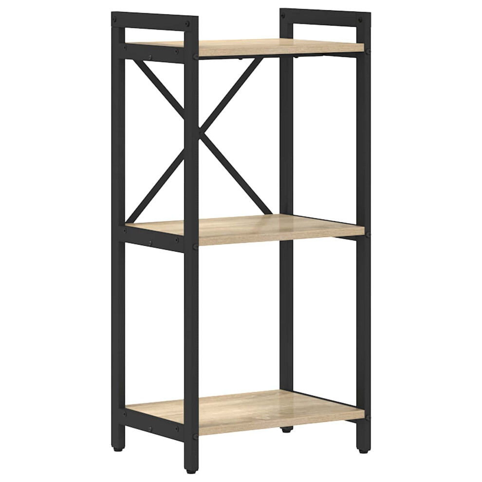 Vidaxl Bookshelf Sonoma Oak 40 X 30 X 85 Cm Engineered Wood