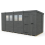 14x7 Pent Composite Shed Tanalised (Single Door, With Windows) 2