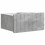 VidaXL vidaXL Wall-Mounted Bedside Cabinet with Drawer 2 pcs Concrete Grey 2
