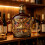 US Anniversary Keepsakes Whiskeys Decanter-Blue bottle three 8