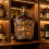 Unique Whiskeys Decanter With Glasses Set-single bottle clock 9