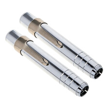 2 Stücke Versenkbare Metall Kreide Stift Extender-Silber