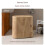 Heavy Duty Press Lid Garbage Can Waste Bin-natural wood pattern 10