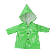 Schützendes Regenbekleidungs-Outfit für 18-Zoll-Puppen.-c644