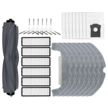 Ersatzteile für D10 Gen 2 RLD32GD Roboterstaubsauger-Zubehör, Haupt-/Seitenbürste, Filter, Wischlappen, Staubbeutel