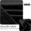 (66"X54", Black) Blackout Pencil Pleat Curtains & Drapes Ready Made 2