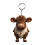 Cow Keychain Pendant Acrylic 1pc 1