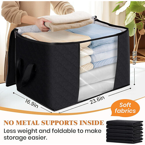 XiHAMA Foldable Clothes Storage Bags 6-Pack 1