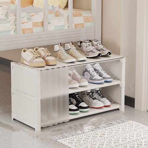3-Tier Shoe Rack for Dormitory Under Bed 56.5x30x38 cm