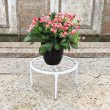 Metal Flower Pot Stand Round Iron 31.5 cm 300 lb