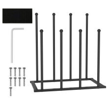 Stainless Steel Floor Standing Boot Rack 4 Pairs