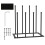 Stainless Steel Floor Standing Boot Rack 4 Pairs 1