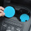 Car Cup Holder Set Rubber Honeycomb Design 2-Pack 1