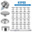 BASSTOP stainless steel snap press stud cap button set 62 1