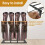 Stainless Steel Floor Standing Boot Rack 4 Pairs 6