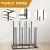 Stainless Steel Floor Standing Boot Rack 4 Pairs 7