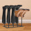 Stainless Steel Floor Standing Boot Rack 4 Pairs 8